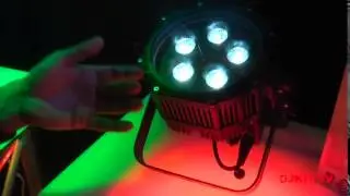 AMERICAN DJ WIFLY EXR HEX5 IP @NAMM 2015 WITH DJKIT TV