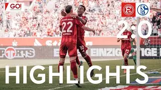 HIGHLIGHTS | Fortuna Düsseldorf vs. FC Schalke 04 2:0 | Wichtiger Dreier im Aufstiegsrennen