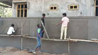 Latest Compound Wall Design Boundary Wall Design pictures //Village Construction designwork building