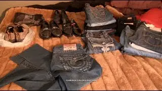 GARAGE SALE FINDS - PRADA, ROCK REVIVAL AND GUCCI ! ! ! Part 1