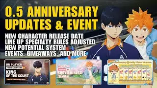 0.5 ANNIVERSARY BIG UPDATE | Line Up Specialty Adjust, New Potential & Character - HAIKYU!! FLY HIGH