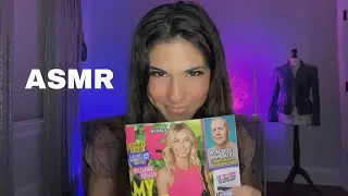 ASMR: US Weekly magazine flip thru- fashion and celebrity gossip (whisper)
