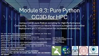 CompuCell3D WS 2025: 9.3: HPC Deployment of CC3D [Pedro dal Castel] August 7, 2025