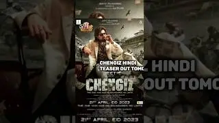 CHENGIZ HINDI TEASER RELEASE DATE 🌹 #viral #shortvideos #shortvideo #full #fact #youtubeshorts