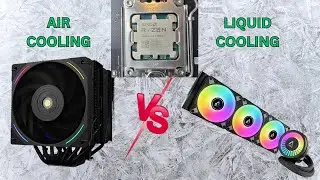 Thermalright Phantom Spirit EVO против Arctic Liquid Freezer iii 360. Воздушное охлаждение против...