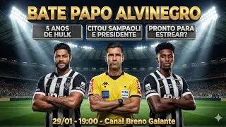 🛑AO VIVO🛑 5 ANOS DE HULK NO GALO 🔸CITOU SAMPAOLI E PRESIDENTE🔸PRONTO PARA ESTREAR ❓