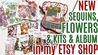 New ETSY SHOP RELEASE! Christmas & Winter Sequin Mixes & Sequin Mix Restocks, Flowers & Kits