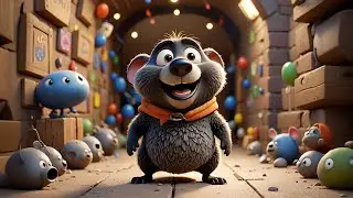 Max the Mole Finds a Tunnel | Underground Adventure Song for Kids | Fun Animal Rhyme for Toddlers