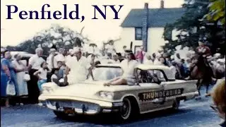 1960 American Parade Penfield NY Police Steam Tractors Marching Bands Majorettes Antique Cars RG&E