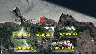 Rute mancing jalur darat spot pasir kole!!!