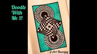 Easy Illusion 3D Doodle Art Therapy 💕 #artwithv550 @artwithv550 #art #artist #subscribe #love #peace