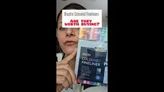 PART 1- Brustro Coloured Fineliners, Unboxing and Review