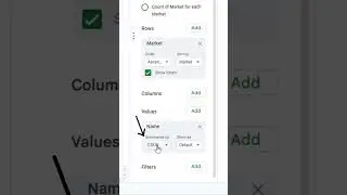 Лайфхак для создания сводных таблиц в Google Sheets‼️ #googlesheets