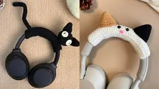 Gamer Girl Aesthetics: Crochet Cat Ear & Devil Horn Covers Make $ Selling on Etsy