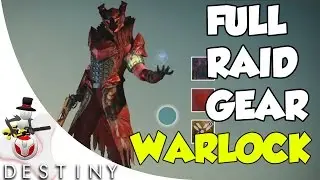 Destiny - FULL Warlock Raid Gear Showcase - Crota's End The Dark Below