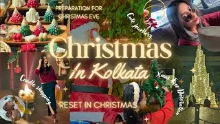 Christmas in Kolkata / Decorating Xmas Tree, Salon Session, German Bistro Cafe, Art Festival,