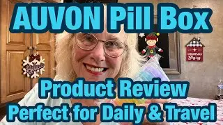 AUVON PILL BOX - Product Review.  Perfect for traveling and daily use.