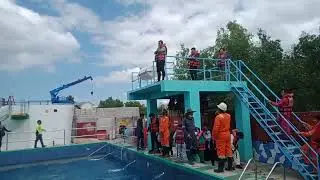 BT or SOLAS  TRAINING @ GLOBE MARITIME TRAINING CENTER. MANILA. credit sa aking batchmate sa video.