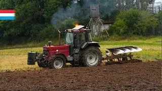 Stoppeln pflügen | Sound pur | CaseIH 1255XL // Kverneland F 160-8 | Luxemburg 2025
