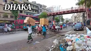 DAILY LIFE IN OLD DHAKA BANGLADESH|AMAZING UNSSEN WALK TOUR 4K VIDEO