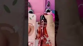 Peach cell phone case cleaning | ASMR satisfying Cleaning peach makeup skincare routine #asmrsounds