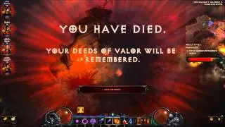 D3 lvl 70 Hardcore Death