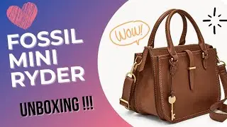 Fossil Mini Ryder Unboxing !
