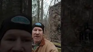 Redneck blind on the move.