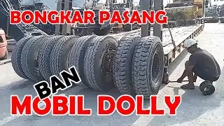 TERNYATA BEGINI CARA BONGKAR PASANG BAN MOBIL INI. #MOBIL DOLLY