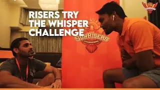 Risers Try The Whisper Challenge 😂