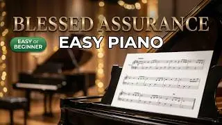 blessed assurance easy piano sheet music