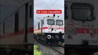 Train Cancelled due to Fog in Winter.#irctc #train #railway #rail #cancelled #ticket #indianrailways