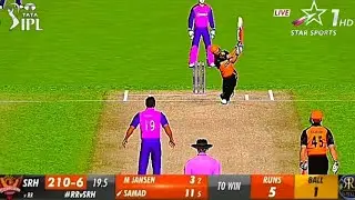 LAST BALL DRAMA | SRH HISTRICAL WIN | SRH VS RR | 1 BALL 5 RUNS |IPL 2023 | GAME CHANGER 5