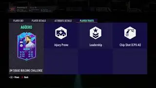 94 Aguero Premium SBC PLAYER FIFA 21