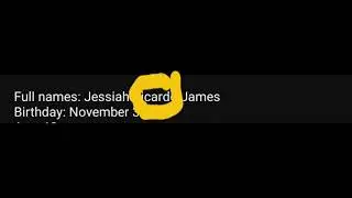 My reaction that @JessiahJamesJunior added his middle name in his channel description?!