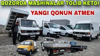 6 APREL QO'QON MASHINA BOZORIDA RASPRADAJI 3000$ MERS BORTLISI TENTLISI SOMSVALI GAZEL SPRENTER