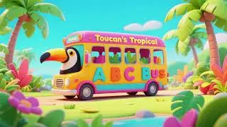 Toucan&rsquo;s Tropical ABC Bus | Alphabet Nursery Rhyme for Kids | Baby Songs