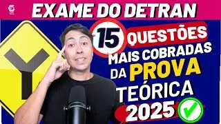 Simulado DETRAN 2025 &ndash; 15 Quest&otilde;es Comentadas com Dicas e Explica&ccedil;&otilde;es (Atualizado) CTB 2025