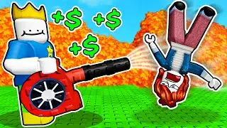 I Cleaned Up LEAVES to make BILLIONS in Roblox...