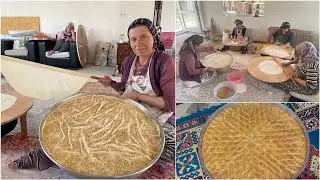 BÜYÜK USTALARDAN BAKLAVA YAPILIŞI❗️NAZAN KOMŞUMDAN İFTARA DAVETLİYİZ🥰