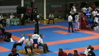 WAKO European Championships Kickboxen Remo Mathieu vs Dessie Leonard