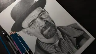 Drawing of Walter white 