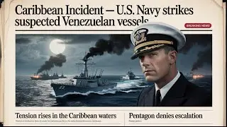 🚢🔥Caribbean Incident &ndash; U S  Navy Strikes Suspected Venezuelan Vessels