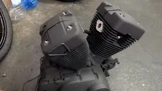 Motorcycle Engine Prep & Paint - Bobber Build Virago