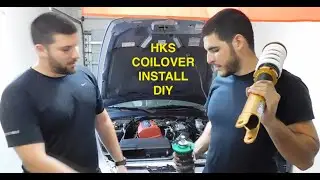 HKS Coilovers installation. DIY How to install coilover step by step guide Honda s2000