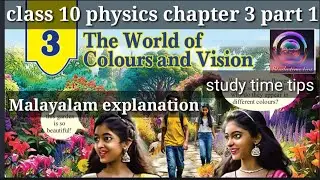 class 10 physics chapter 3| The world of colours and vision-part 1/2025