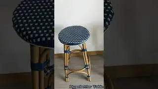 Bar Stool Rattan Woven Bar Stools #hyperbetter #leisurechair#barstool #barstools