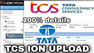 Tcs ion documents upload | onboarding Upload | tcs documents upload | onboarding documents upload