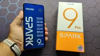 TECNO Spark 9 Pro (KH7n) Распаковка и Первое Знакомство