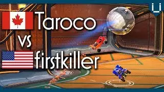 Deadly Flip Reset Goal | Taroco (Rank 1 NA) vs firstkiller | Rocket League 1v1